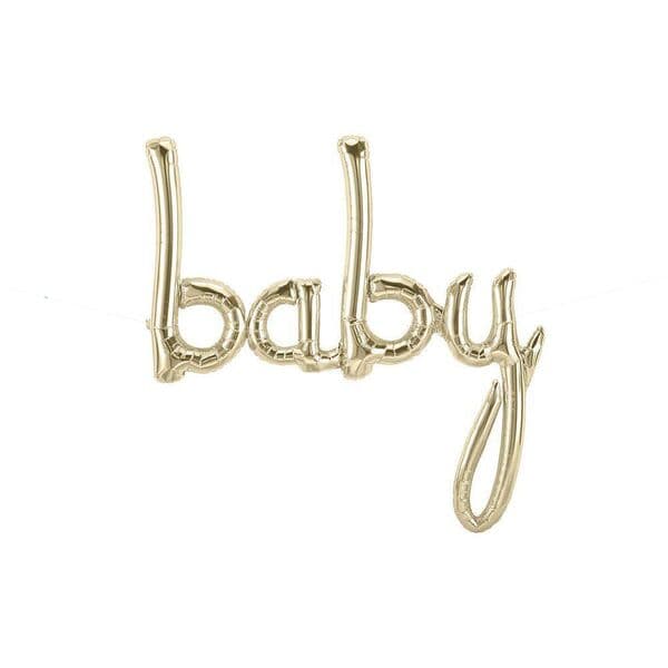 Надпись F, Baby, белое золото, 80*105 см