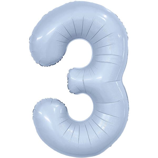 Цифра Ag "Небесный, Slim 3" 40"