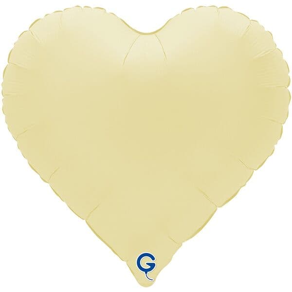 Сердце G «Люкс, Сливочное масло, Матовый» 18″