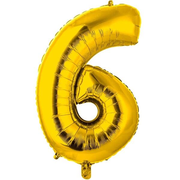 Цифра ВЗ "Золото, 6" 26"