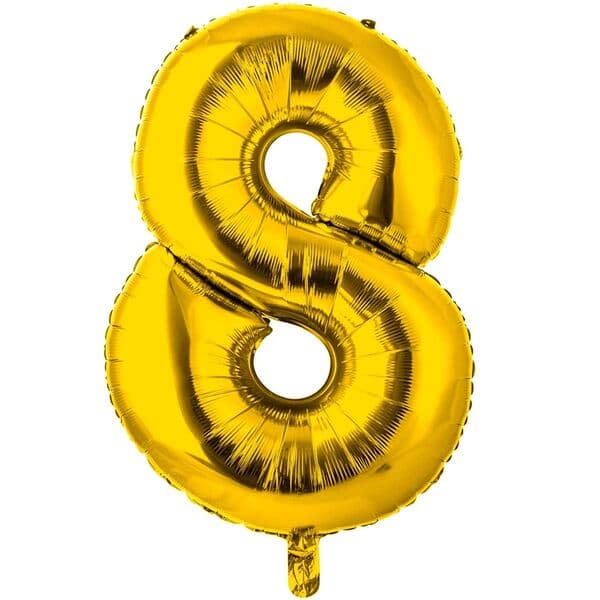 Цифра ВЗ "Золото, 8" 26"