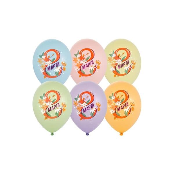 B «8 Марта Цветы 6цв»