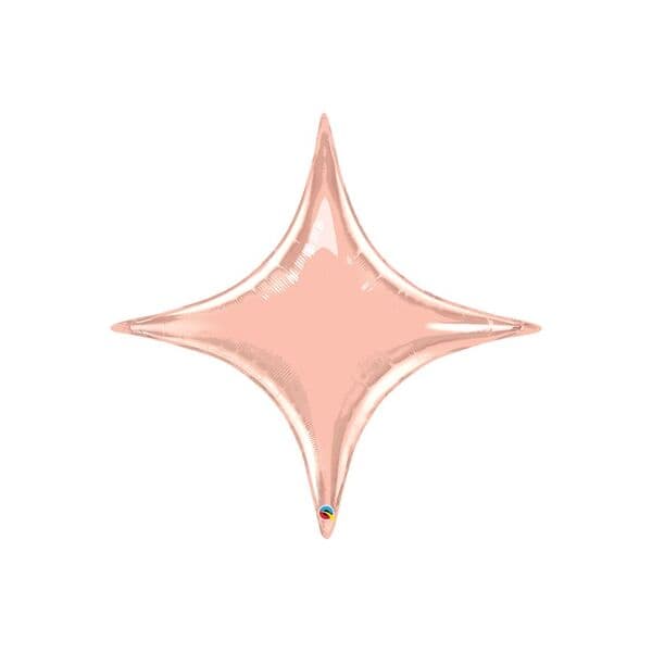 Q «Звезда, 4х-конечная, Rose Gold», 20"