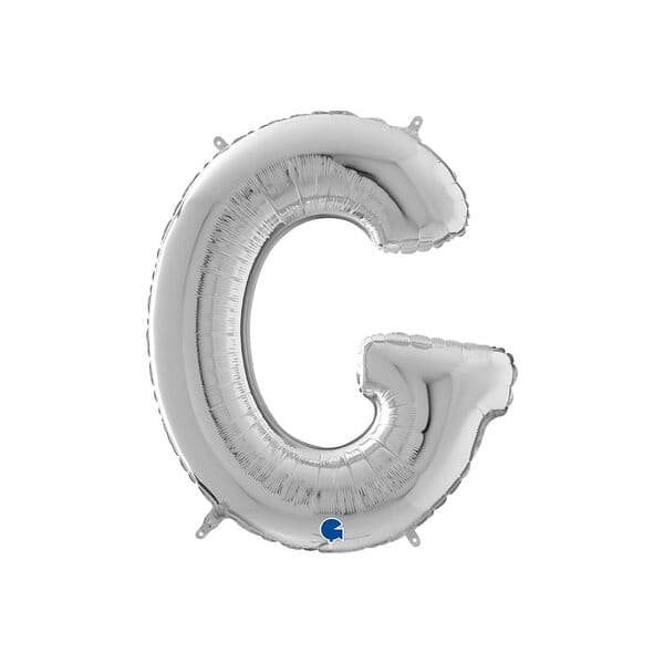 Буква G "Серебро, G" 26"