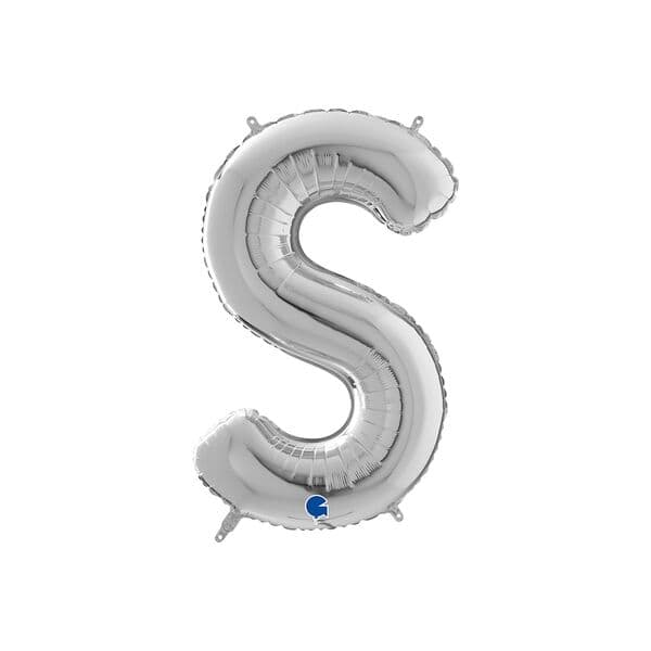 Буква G "Серебро, S" 26"